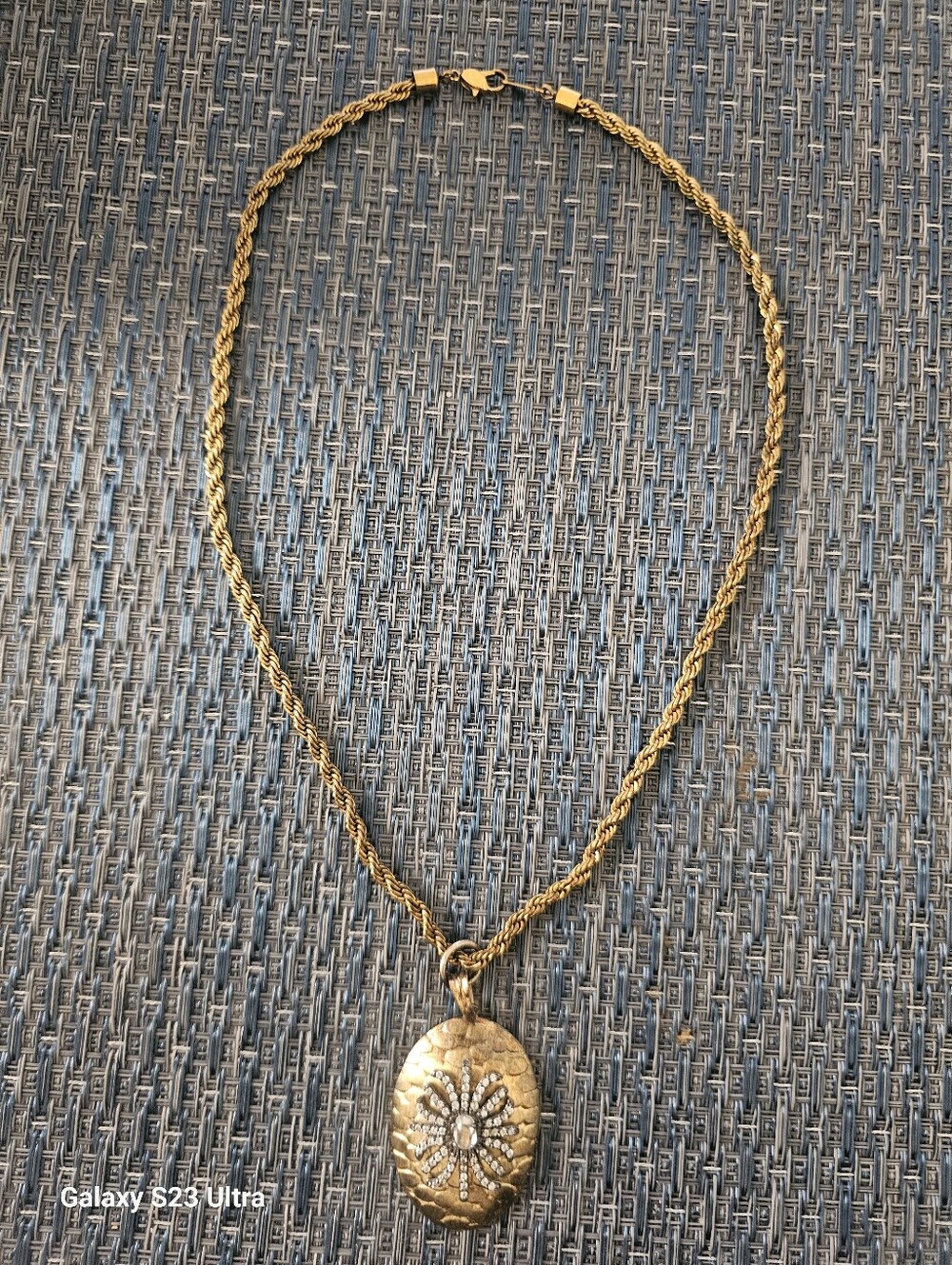 Pendant & Rope Chain Necklace